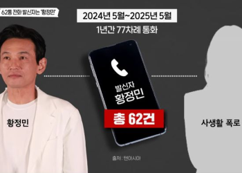 황정민 사생활 논란, ’77번 통화’ 기록에 법조계 주목
