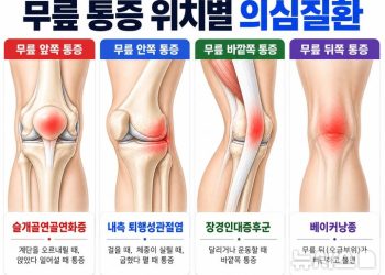 무릎 통증, 원인도 다양…앞쪽 아프다면 ‘이 질환’