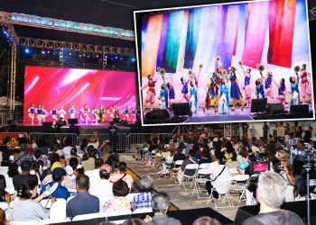 리틀앤젤스, LA 한인축제 무대 달궜다…전통춤에 K팝까지
